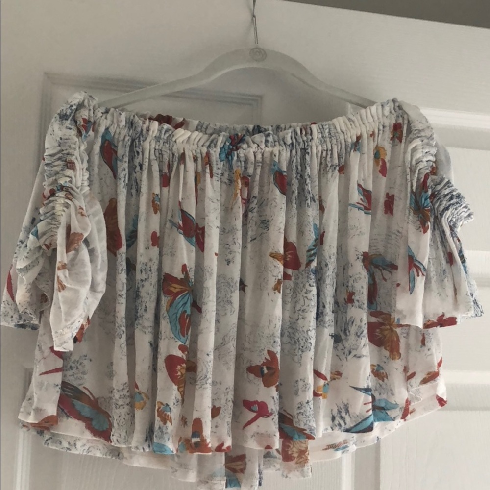 Splendid Cold Shoulder top